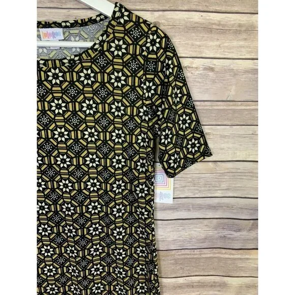 Lularoe NWT Small Julia Dress Floral Stretchy Body - Picture 4 of 11